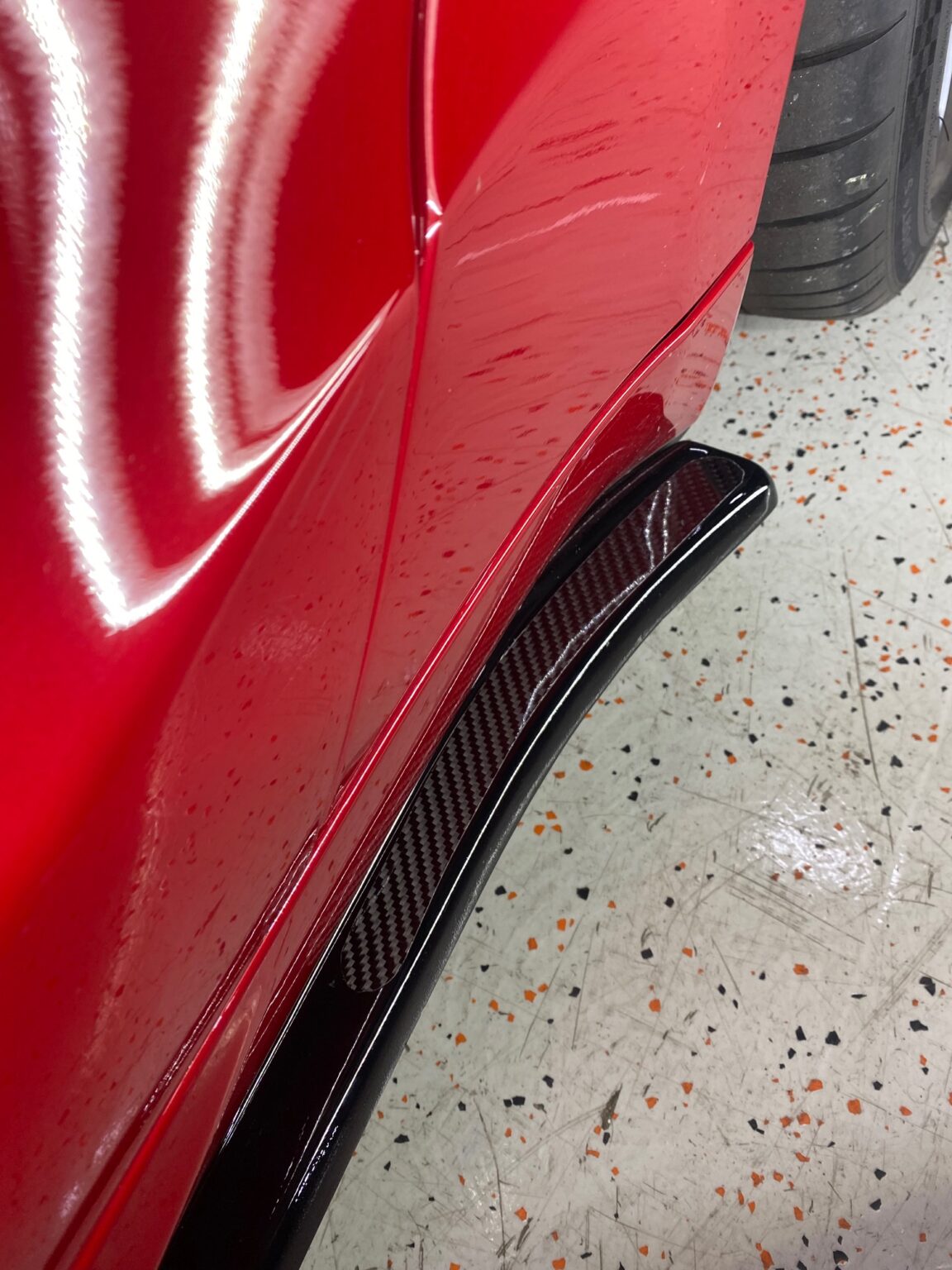 B.P.W. Carbon Fiber Accents For GT3 Side Skirts - B Pro Wholesale